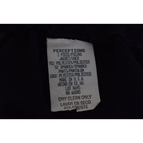 Vintage 80s Black Pleated Polyester/Spandex Pants |‎ 30-32 waist - Picture 8 of 9